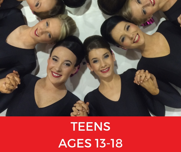 teens Classes at Template Physie - for girls and ladies 3 years old and up